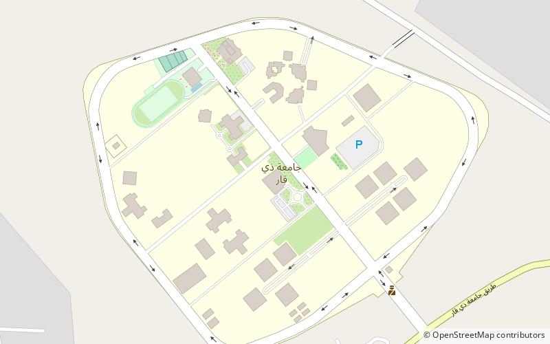 university of thi qar nasiriya location map