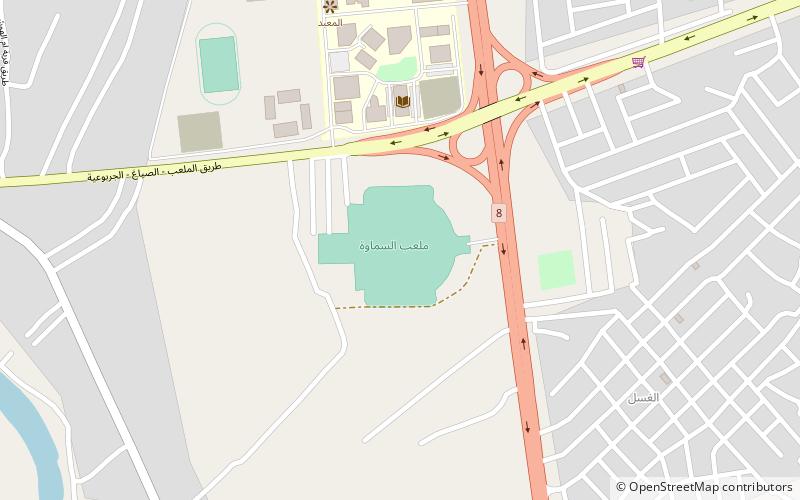 As Samawah Stadium location map