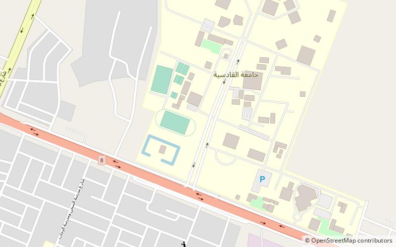 University of Al-Qadisiyah location map