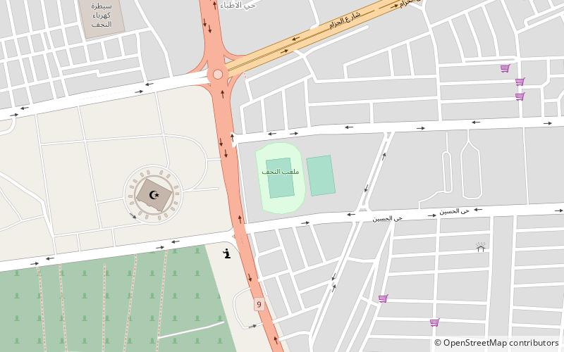 An-Najaf Stadium location map