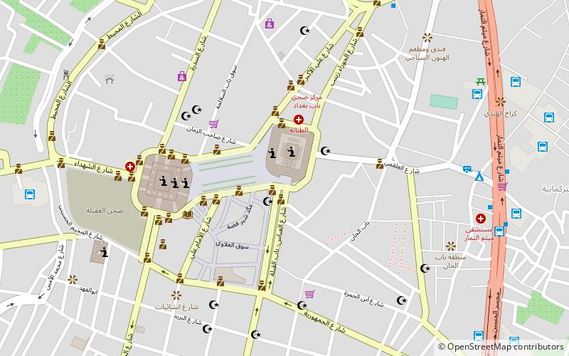 abalfathl qibla door karbala location map