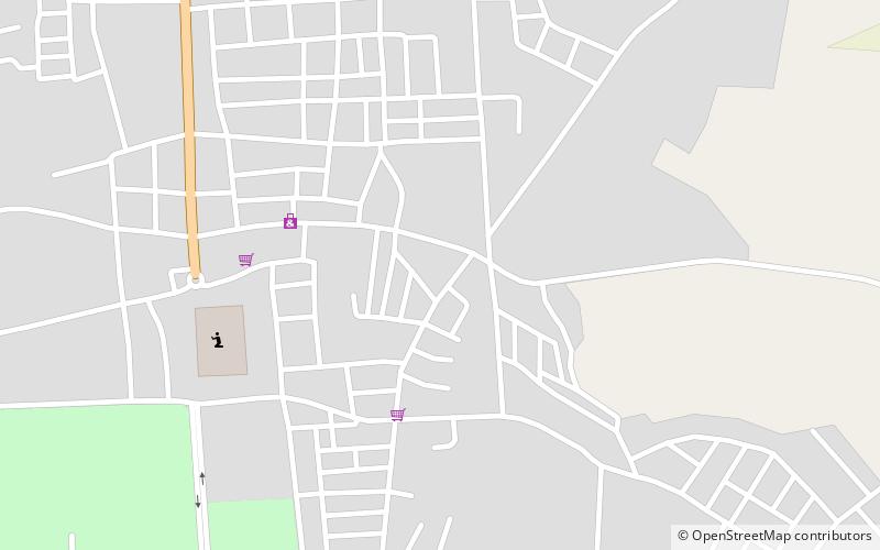 al madain district location map
