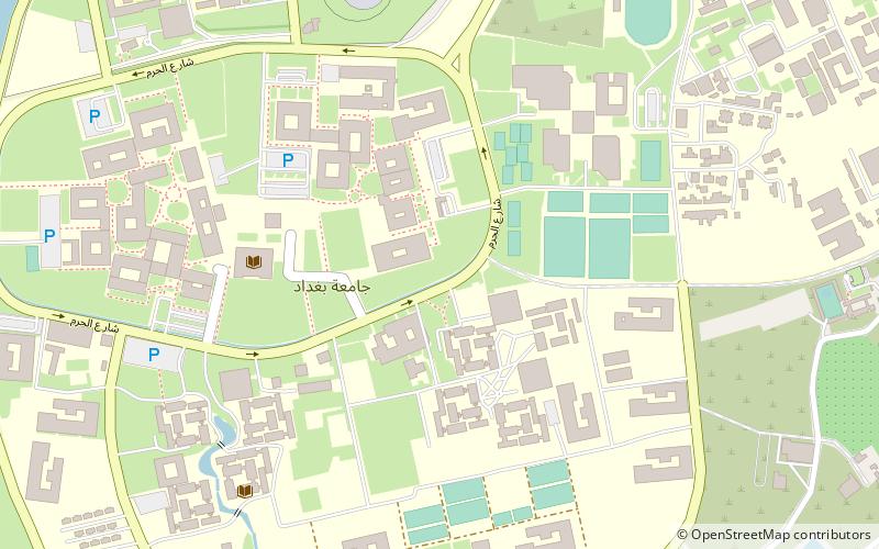 Université de Bagdad location map