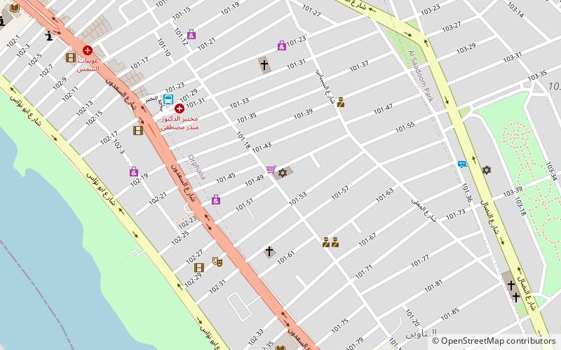meir taweig synagogue baghdad location map