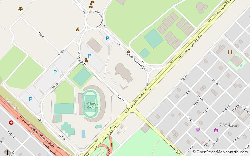 baghdad gymnasium location map
