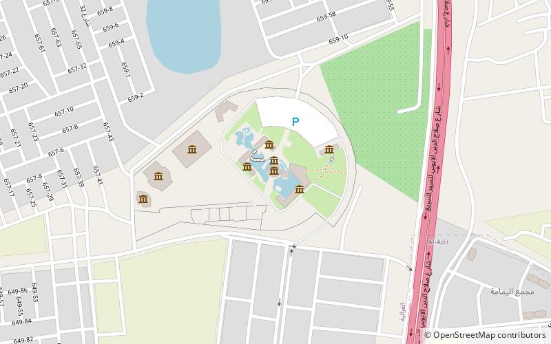 Umm al-Qura Mosque location map