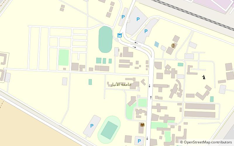 university of anbar ramadi location map