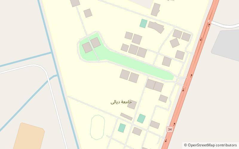 University of Diyala location map