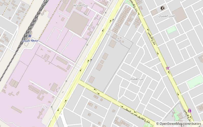 saht alahtfalat tikrit location map