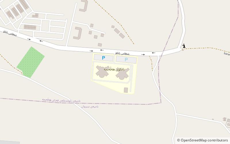 University of Halabja location map