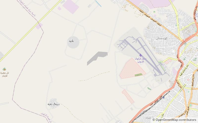 kirkuk district location map