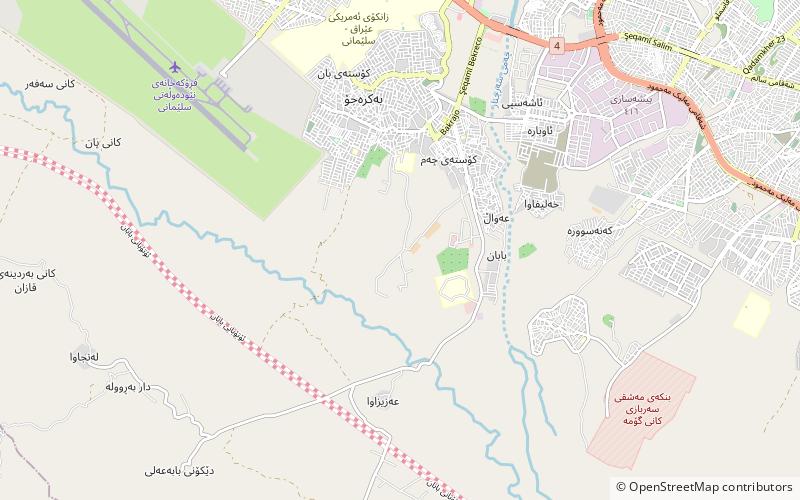 sulaymaniyah district location map