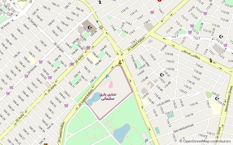 slemani fun fair sulaymaniyah location map