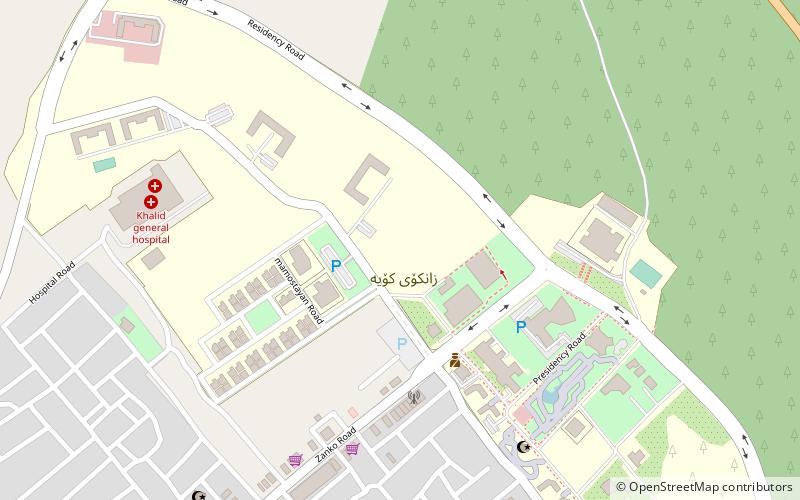Koya University location map