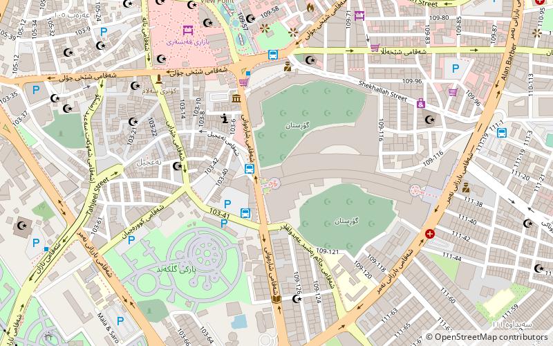 downtown erbil arbil location map