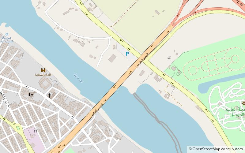 Fifth Bridge location map