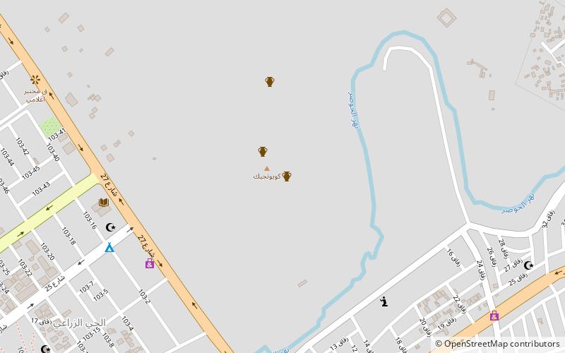 bibliotheque dassurbanipal mossoul location map