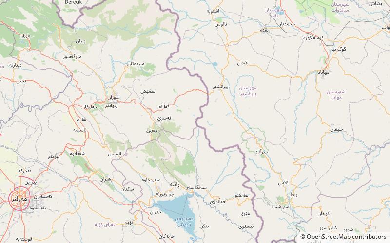 Kandil-Berge location map