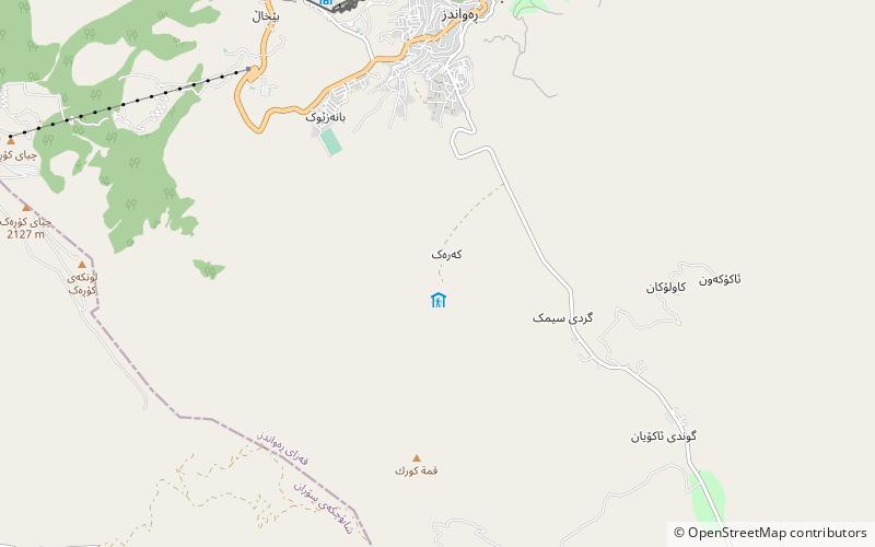 Mount Korek location map