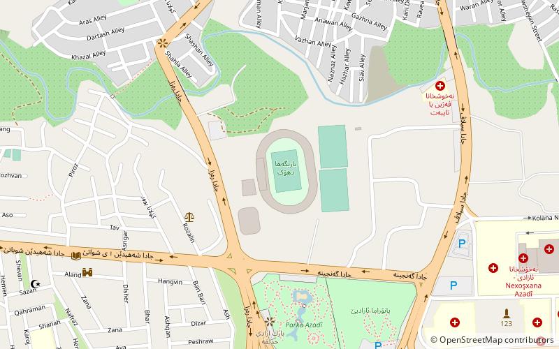 Al Naft Stadium location map