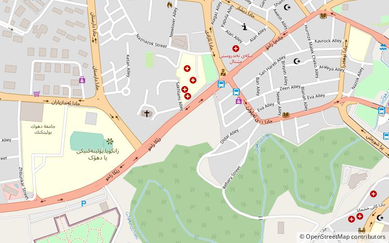 universidad de duhok location map