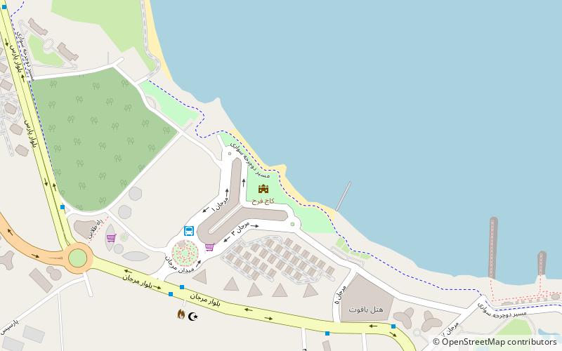 sahl mrjan kish island location map
