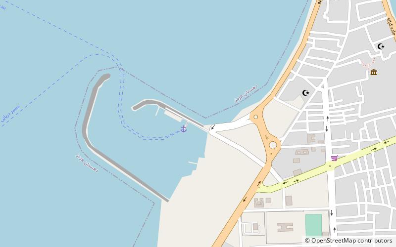 port hormuz island location map