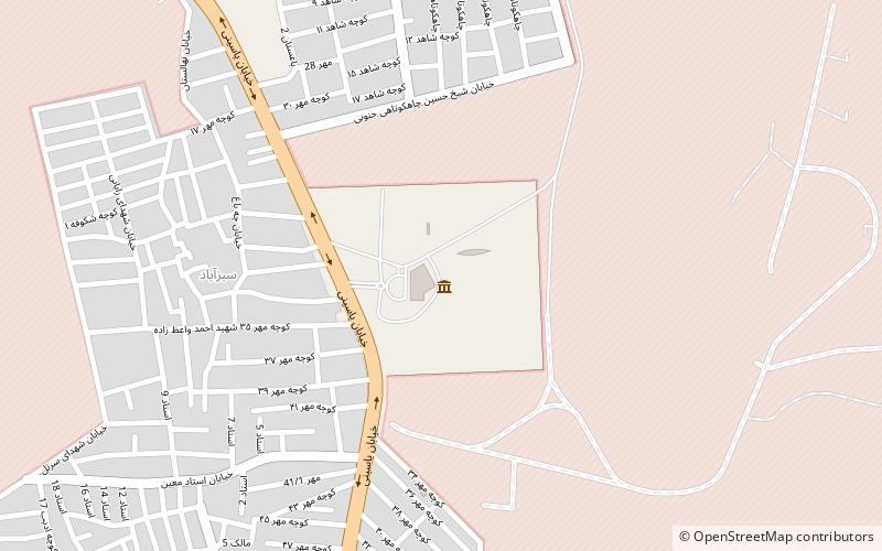 Persian Gulf Sea and Seamanship Museum location map
