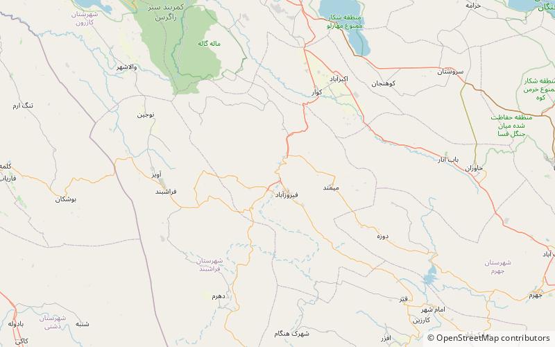 Ardashir Investiture Relief location map