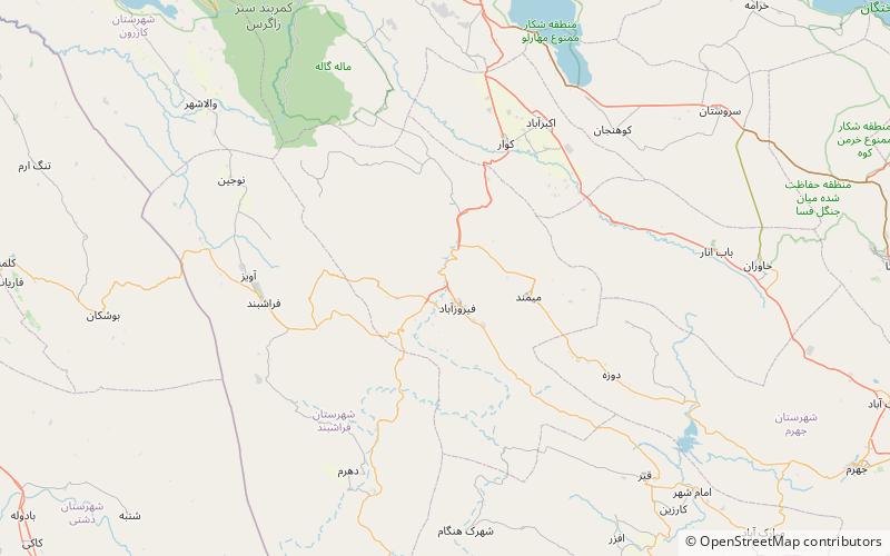 Victory Relief of Ardashir location map