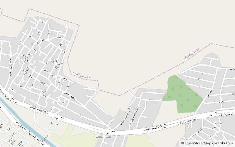 Qasre Abunasr location map