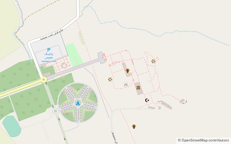 Apadana location map