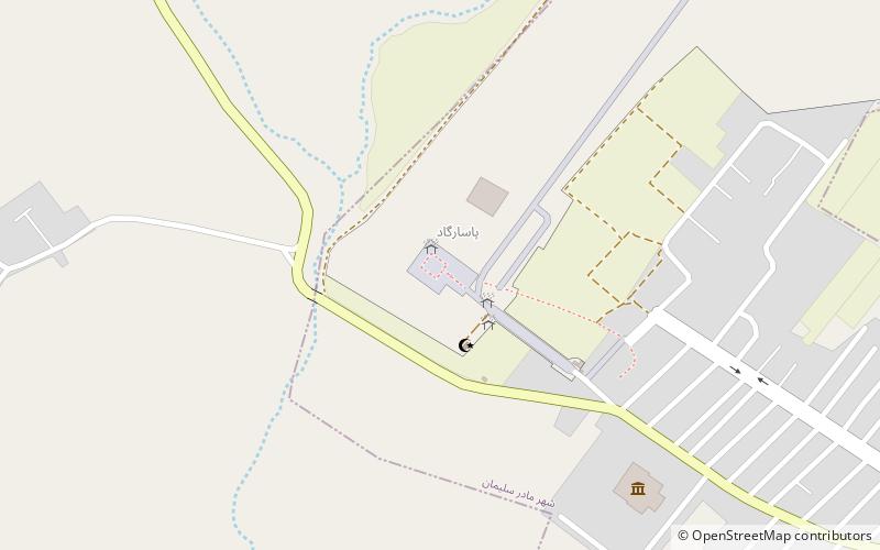 Pasargadae location map