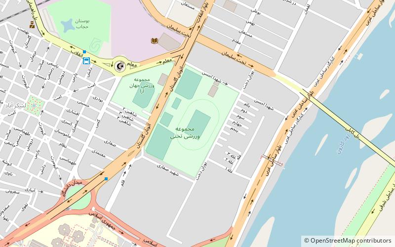 Stadion Tachti location map