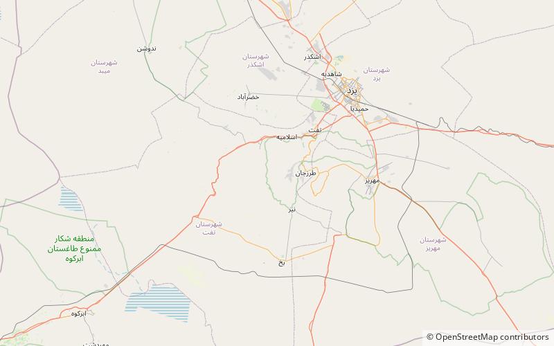 Shir Kuh location map