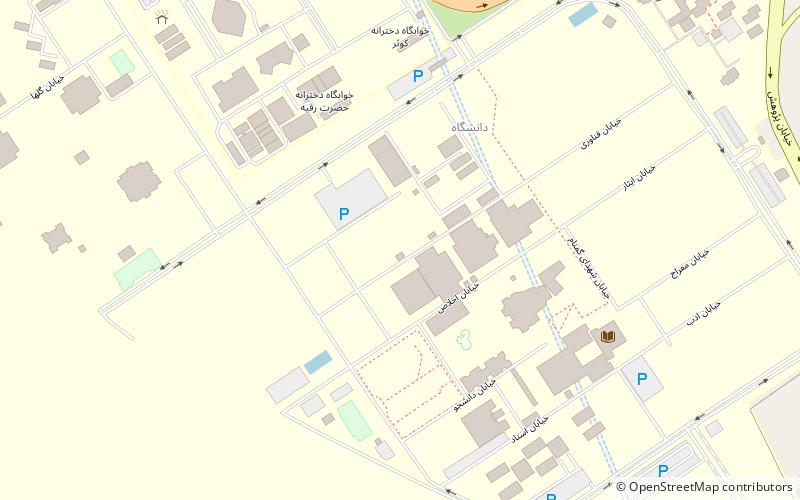 Universidad de Yazd location map