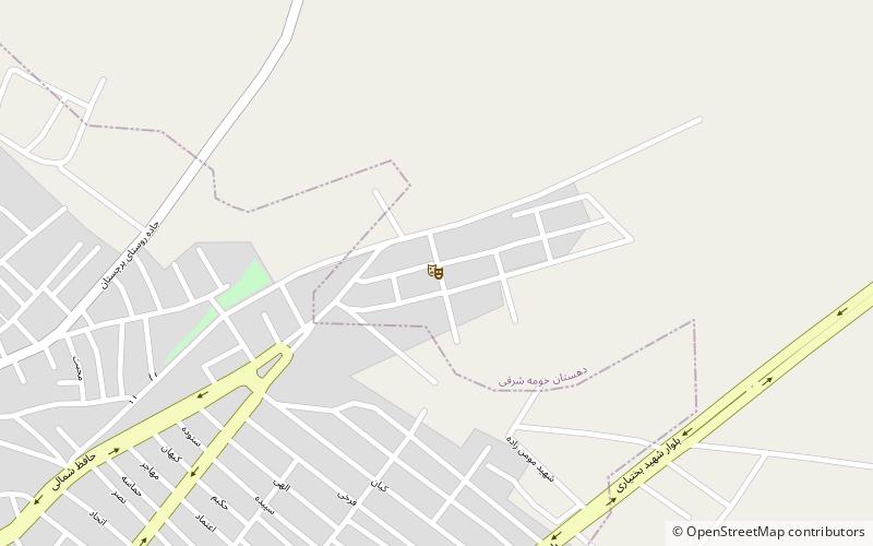 simorq hall izeh location map