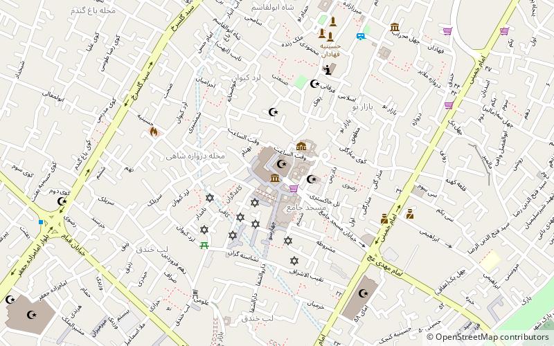 masjid e jame yazd location map