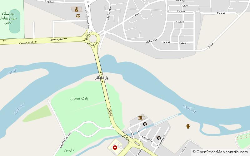Système hydraulique historique de Shushtar location map