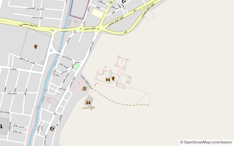 kakh darywsh shush location map