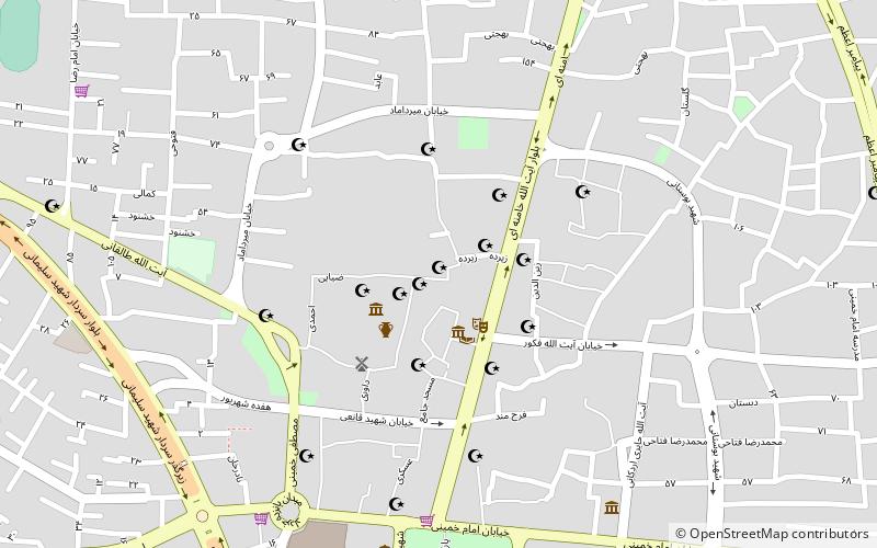 Zir Deh Mosque location map