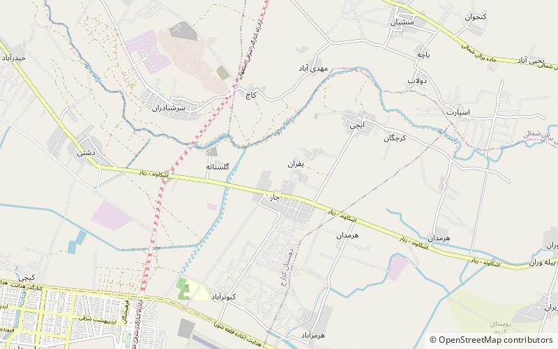 Kaj mosque location map