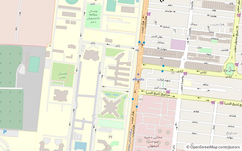 Isfahan University of Medical Sciences location map
