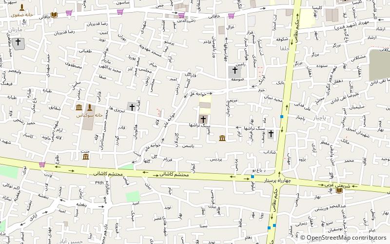 st nerses church ispahan location map