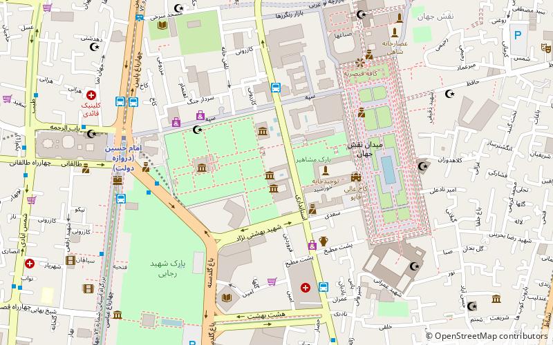Contemporary Arts Museum Isfahan location map