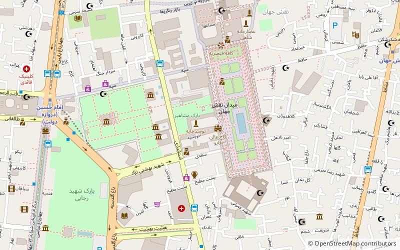 isfahan university of art location map