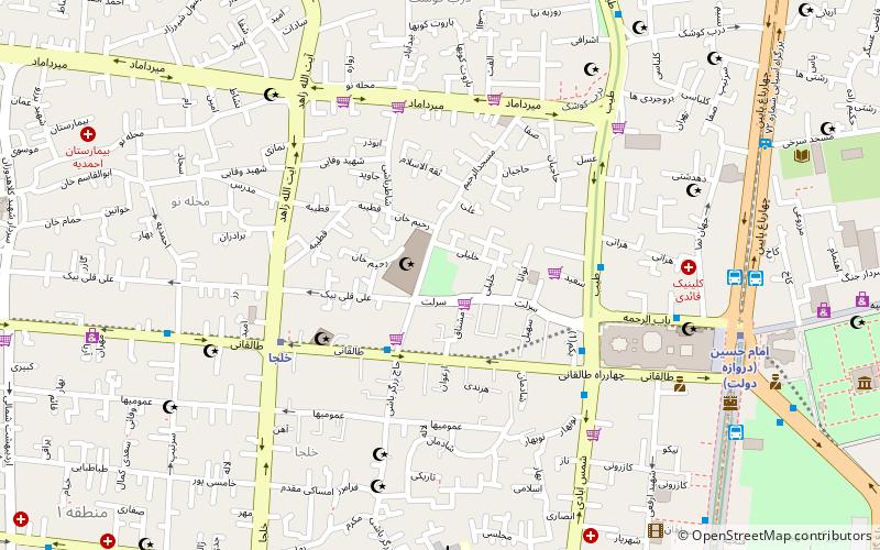 Rahim Khan mosque location map