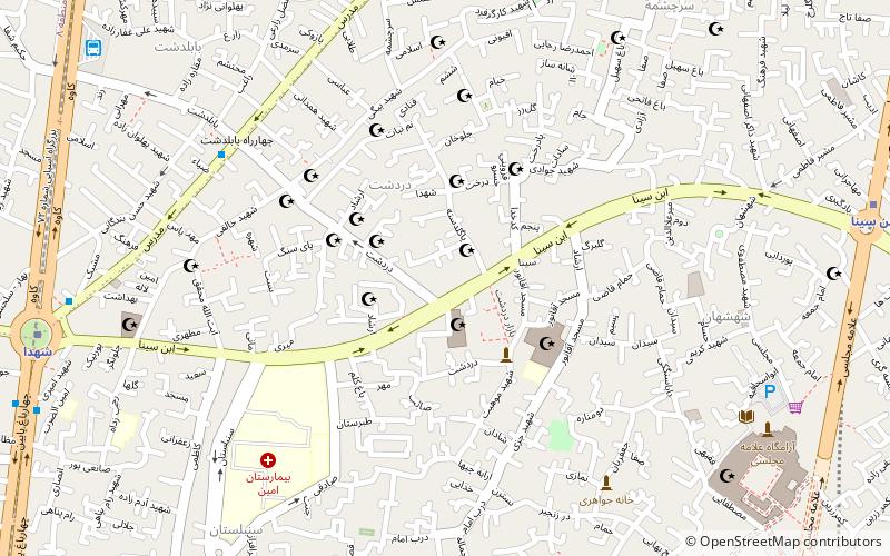 Soltan Bakht Agha Mausoleum location map