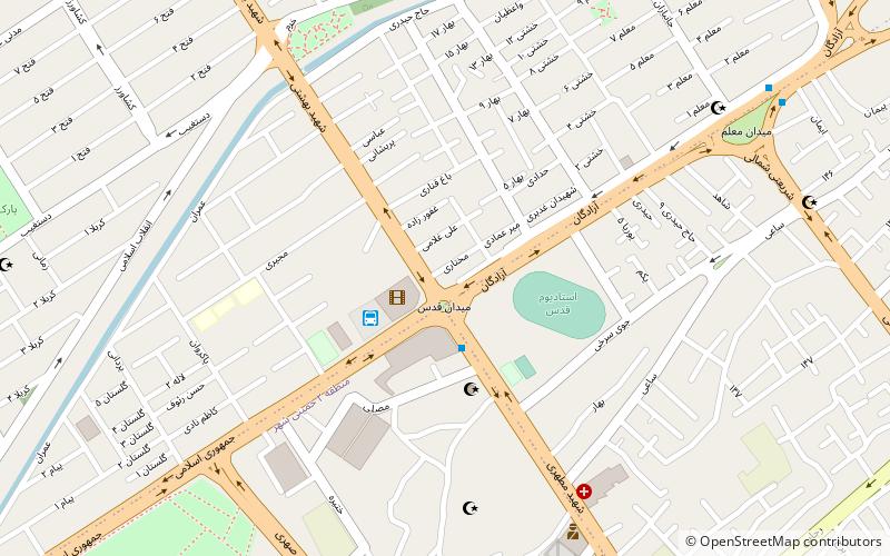 Khomeyni Shahr location map