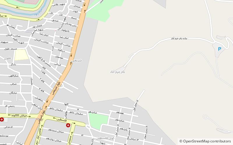 baam khorramabad location map